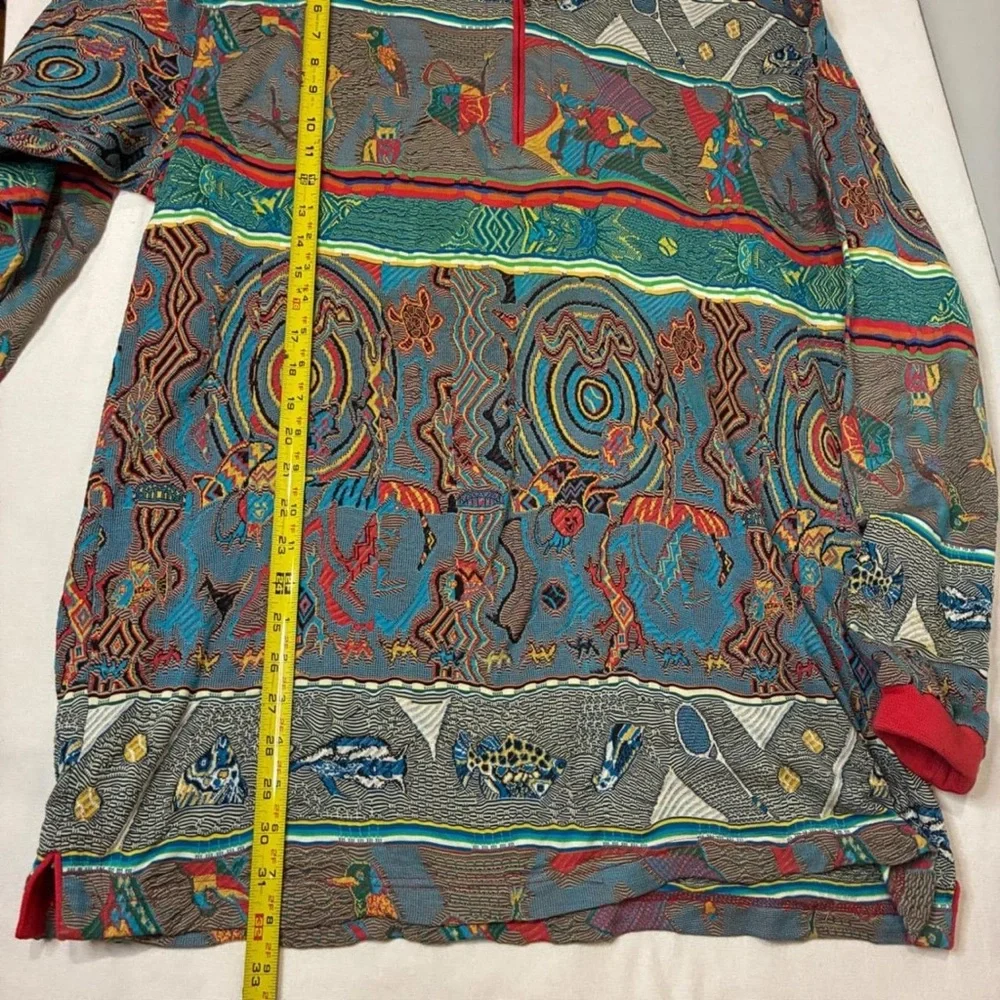 COOGI Men's Vibrant Abstract Button Down Shirt - Picture 9 of 11